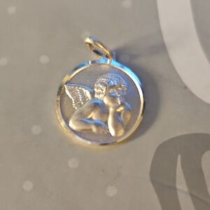 Elegant Gold Angel Pendant
